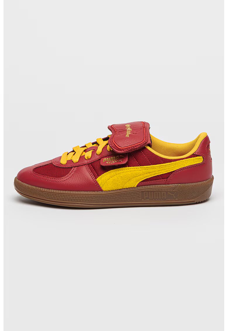 Puma Palermo Harry Potter - Pantofi sport cu garnituri de piele intoarsa - Galben/Rosu inchis