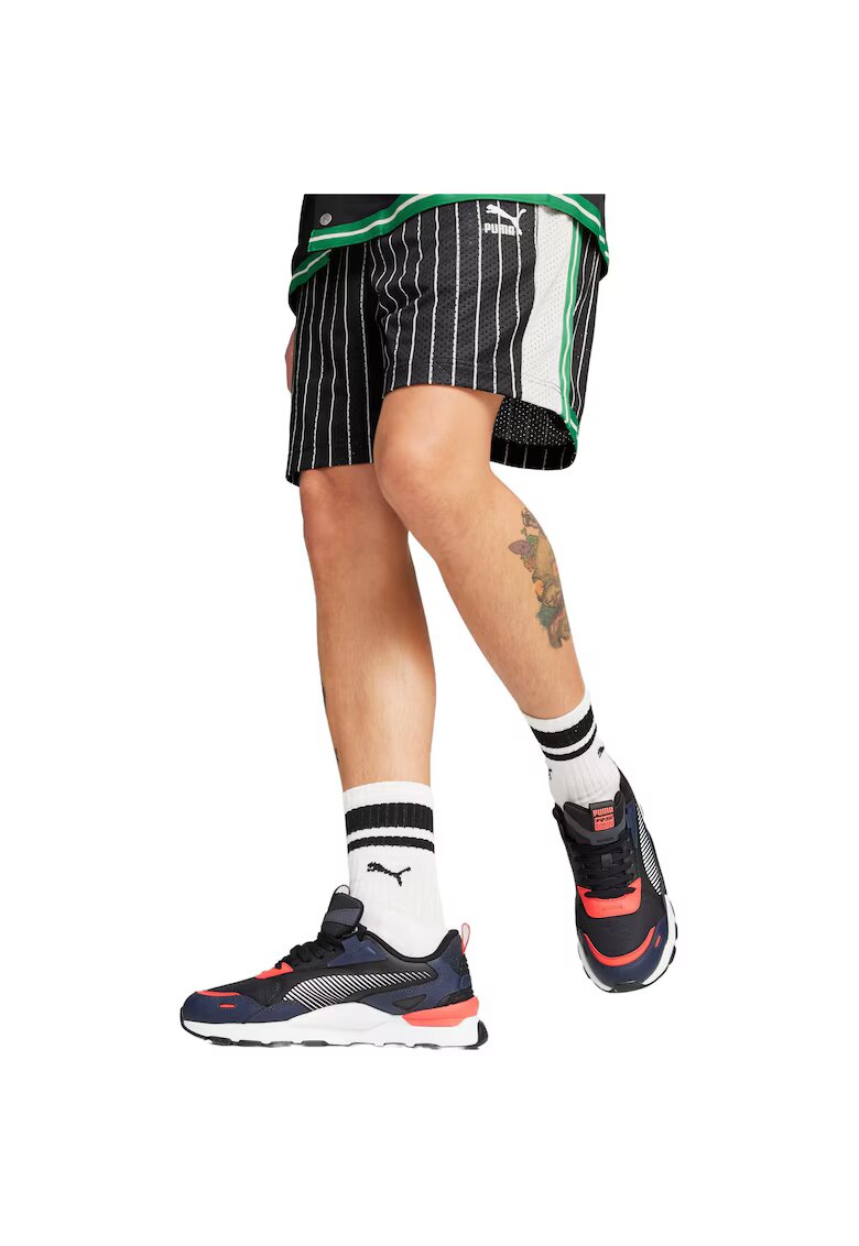 Puma Pantaloni barbati scurti T7 For The Fanbase Mesh Shorts 7 B - Negru