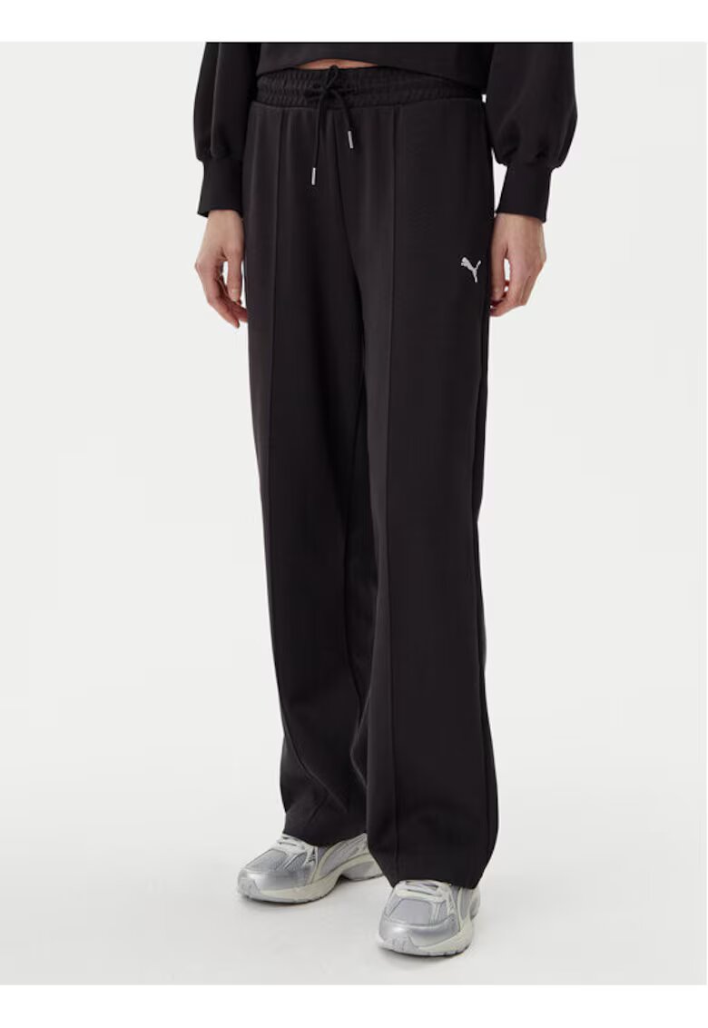 Puma Pantaloni dama - 304577000 - Bumbac/Poliester reciclat - XL INTL - Negru