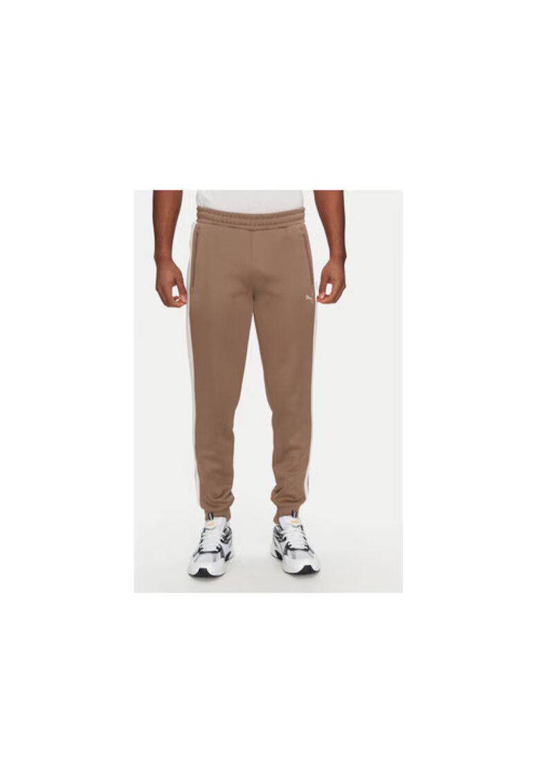 Puma Pantaloni de trening barbati 629588 - Poliester reciclat/Bumbac - Maro - Maro