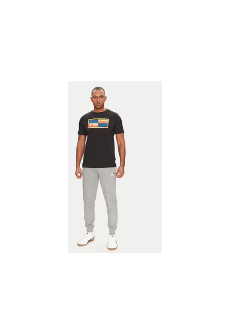 Puma Pantaloni de trening barbati 684714 - Bumbac/Poliester reciclat/Bumbac organic - 2XL INTL - Gri