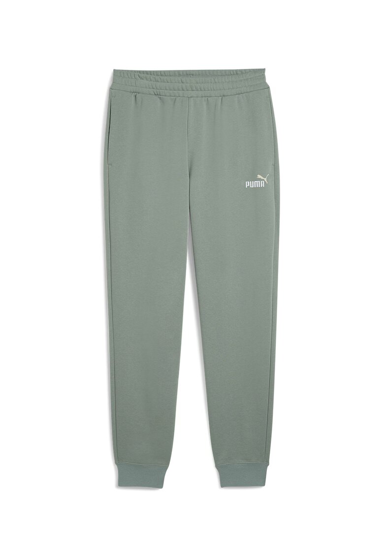 Puma Pantaloni de trening cu logo ESS 2 - Verde persan