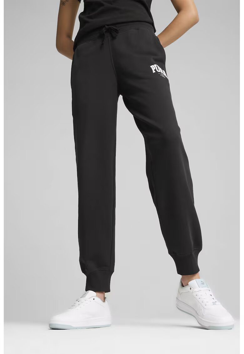 Puma Pantaloni de trening cu snur in talie Squad - Negru