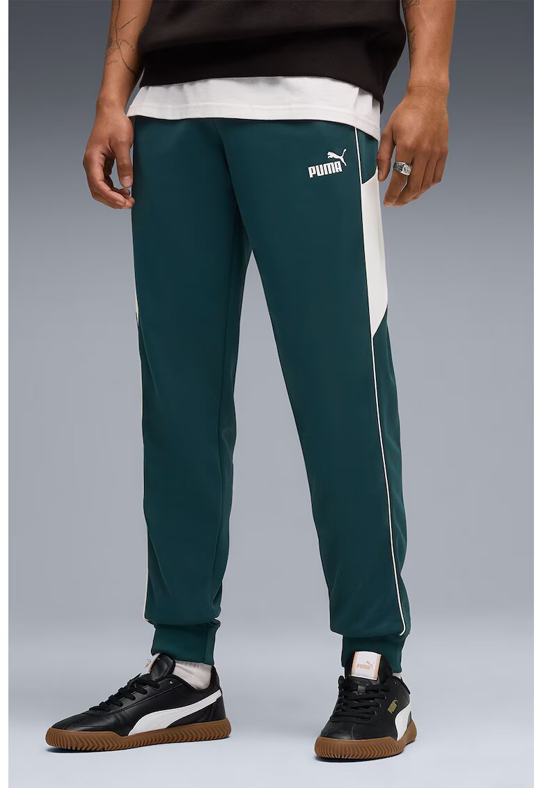 Puma Pantaloni de trening cu talie elastica - Verde persan