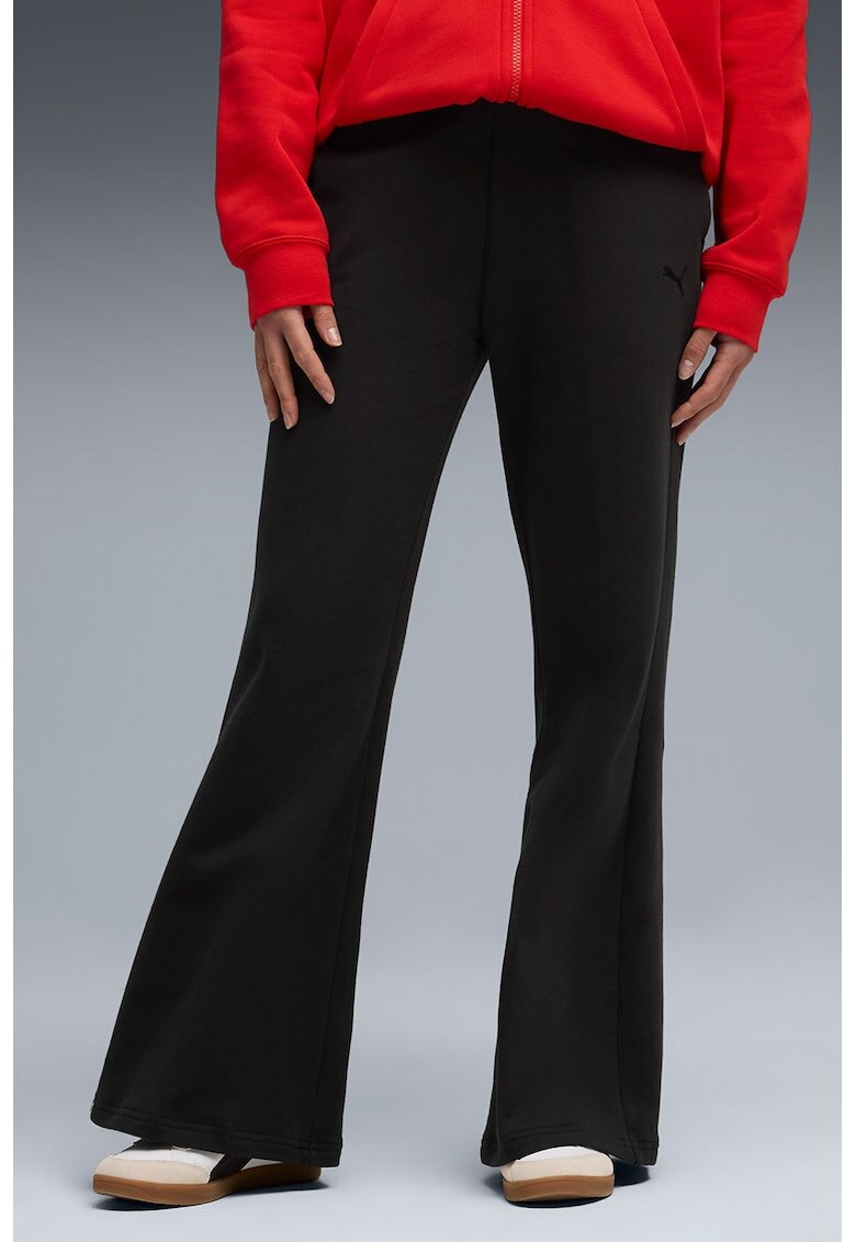 Puma Pantaloni de trening evazati HER Comfort - Negru