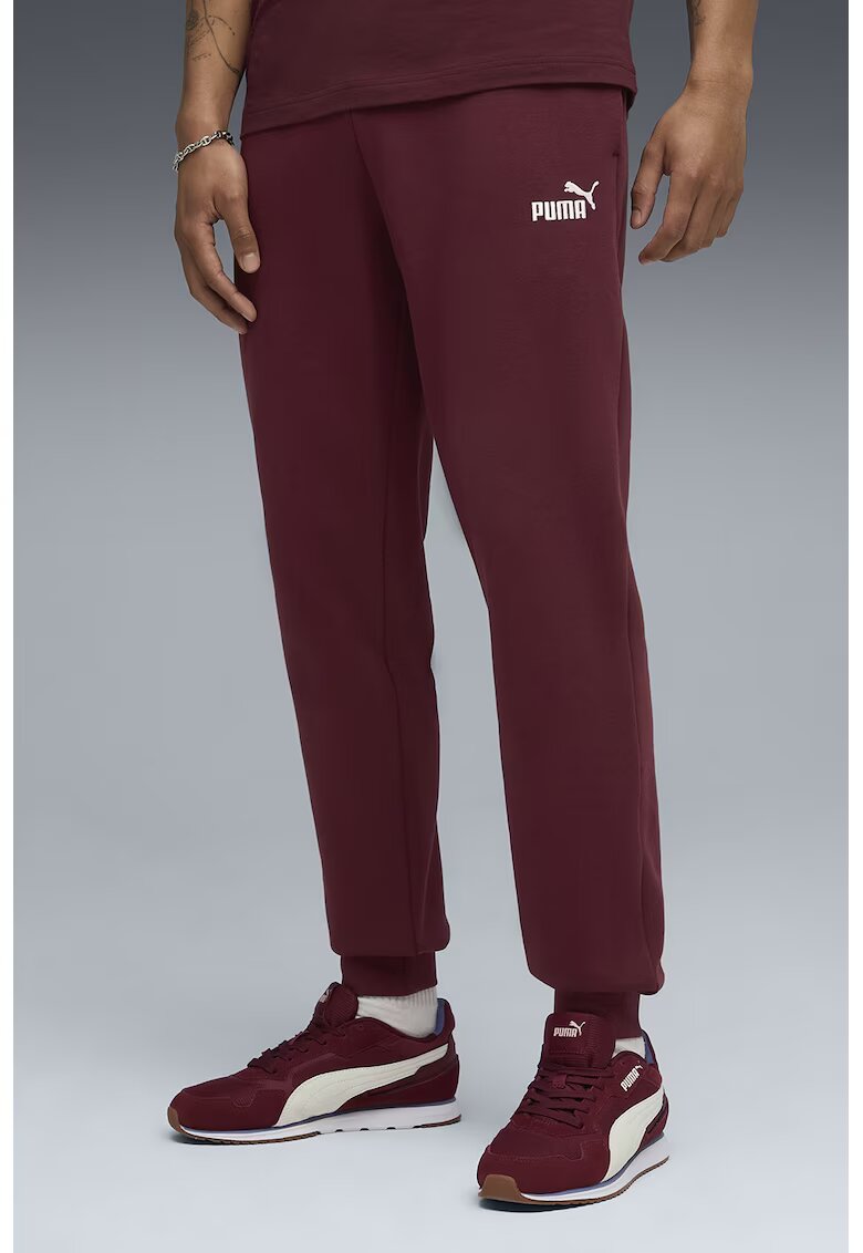 Puma Pantaloni de trening regular-fit Essentials No.1 - Visiniu