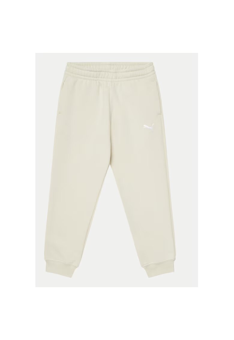 Puma Pantaloni fete - 304580536 - Bumbac/Poliester reciclat/Bumbac - Bej - Bej
