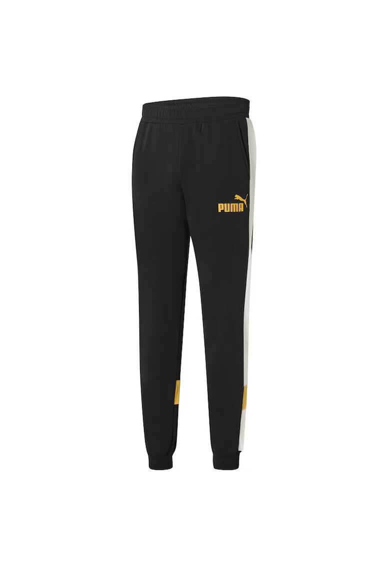 Puma Pantaloni pentru Barbati - ess+ colorblock pants tr cl - 848773-51 - S INTL - Maro