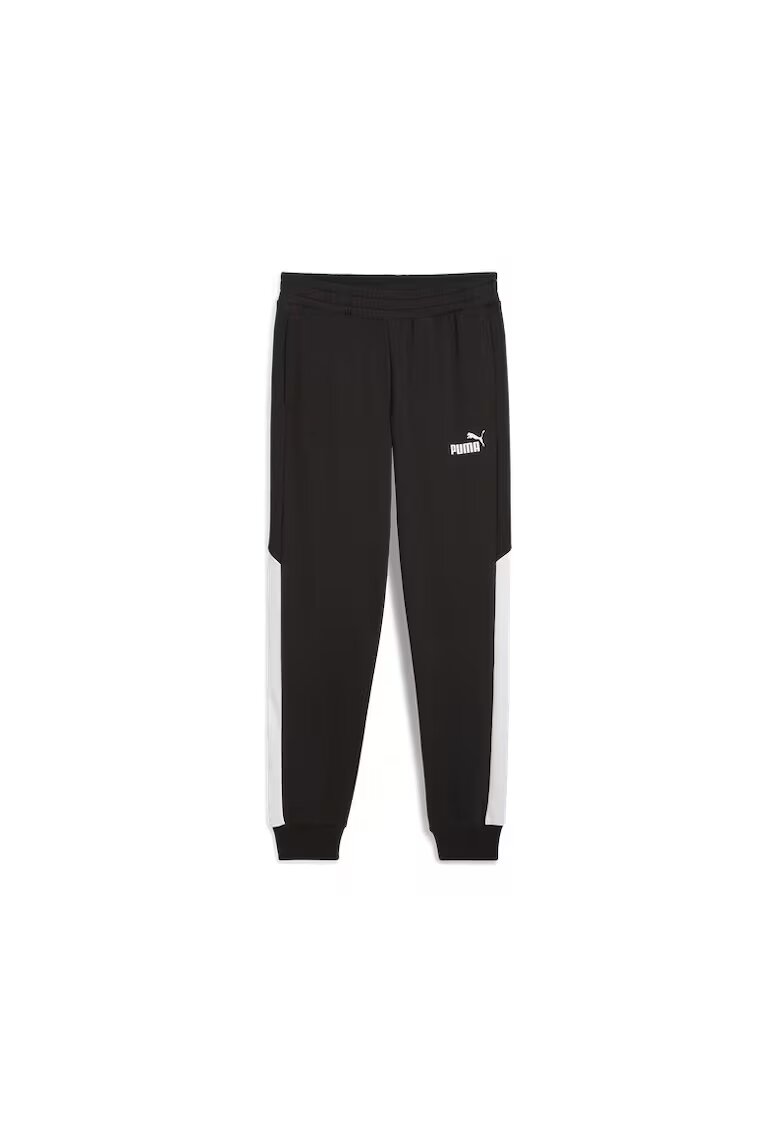 Puma Pantaloni pentru Barbati - power colorblock sweatpants tr cl - 681736-01 - XS INTL - Negru