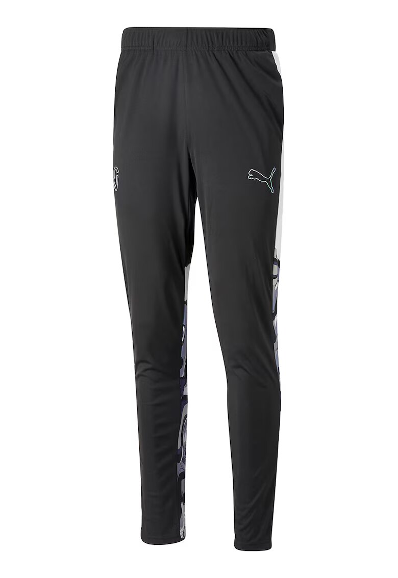 Puma Pantaloni pentru fotbal Neymar JR - Alb/Negru/Albastru
