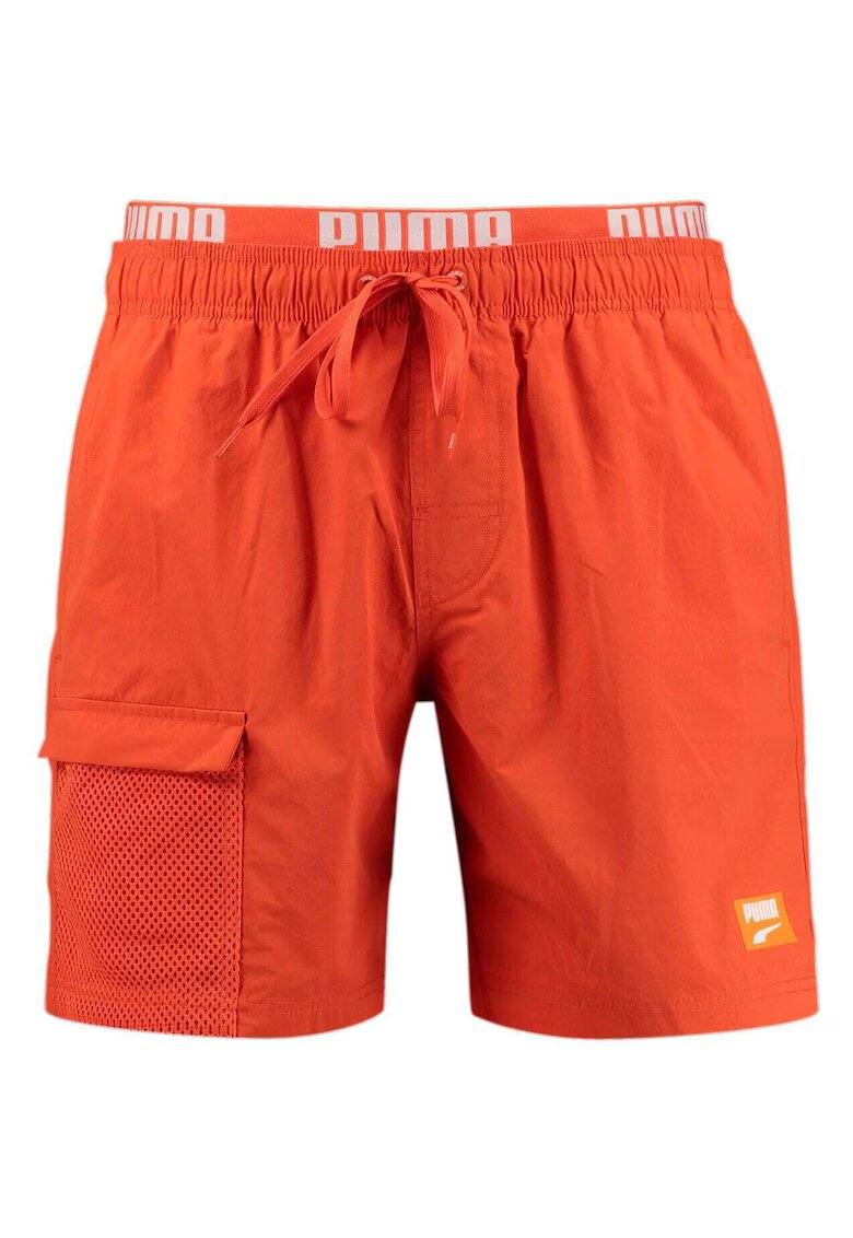 Puma Pantaloni scurti barbati Swim Men Utility Mid Shorts 1p Chil - Portocaliu