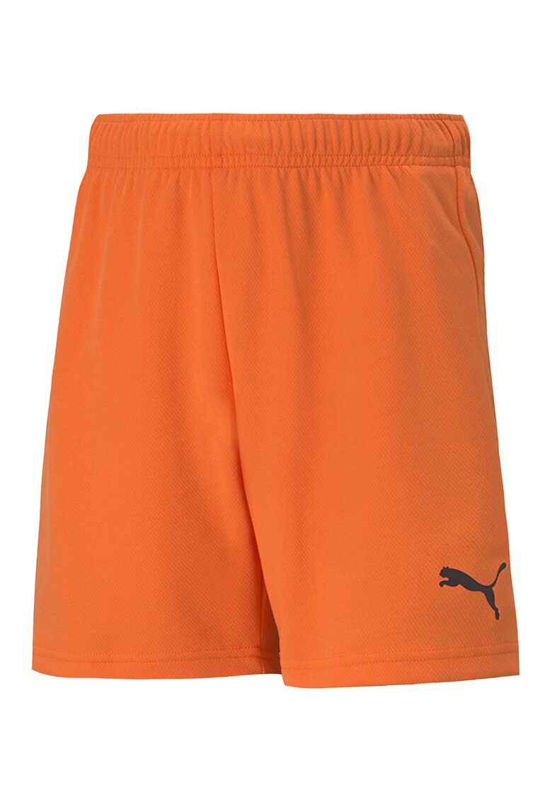 Puma Pantaloni scurti cu banda elastica in talie pentru fotbal - Portocaliu mandarina