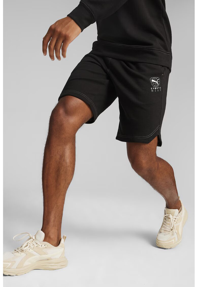 Puma Pantaloni scurti cu snur de ajustare in talie Better Sportswear - Negru
