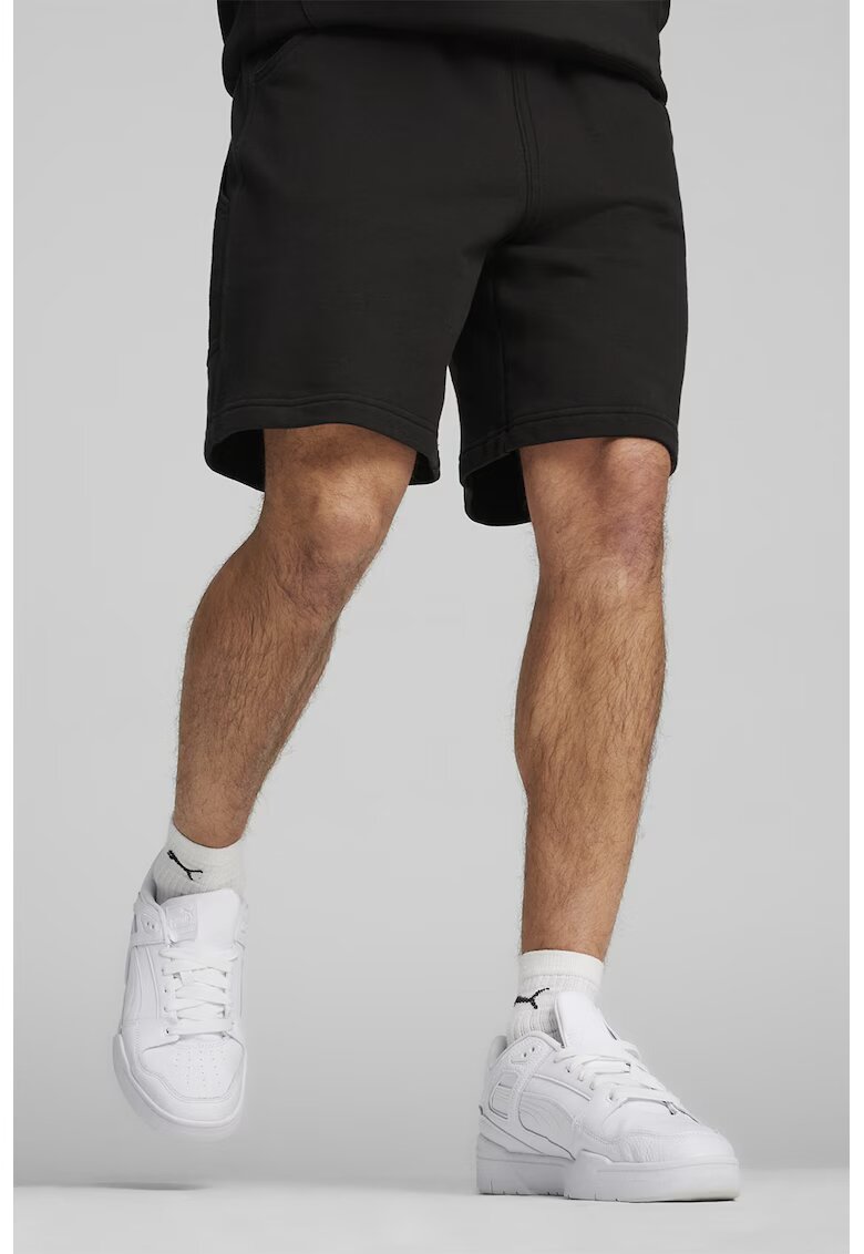 Puma Pantaloni scurti cu snur in talie Downtown - Negru