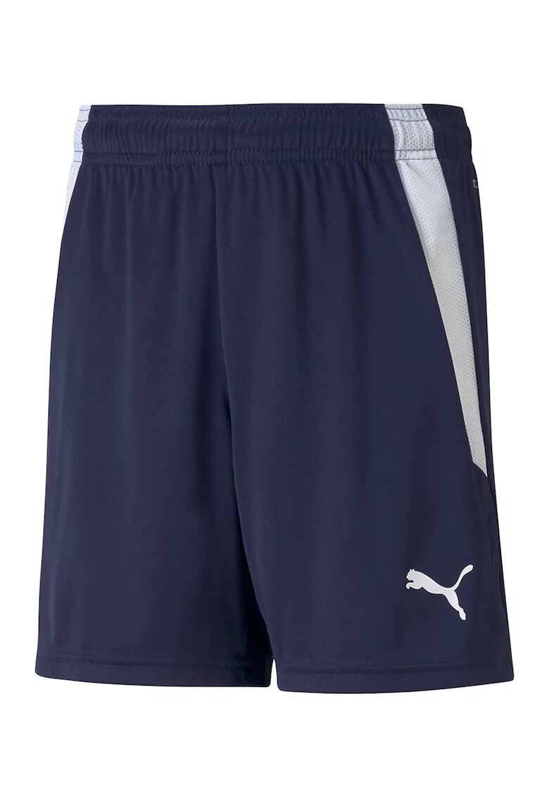 Puma Pantaloni scurti cu talie ajustabila - pentru fotbal teamLIGA - Alb/Bleumarin