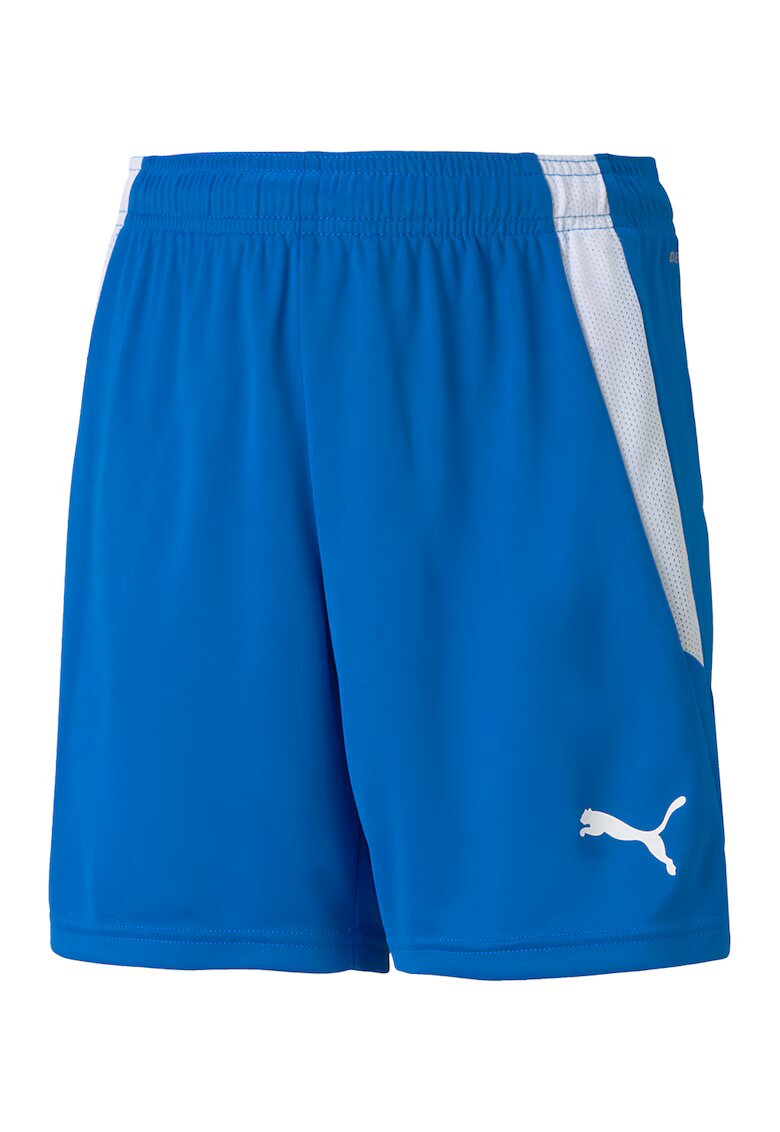 Puma Pantaloni scurti cu talie ajustabila - pentru fotbal teamLIGA - Albastru