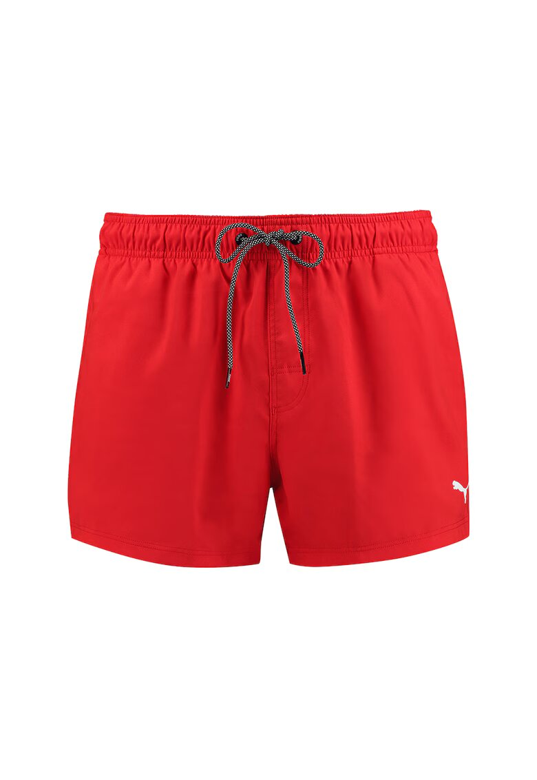 Puma Pantaloni scurti de baie cu snur de ajustare - Rosu