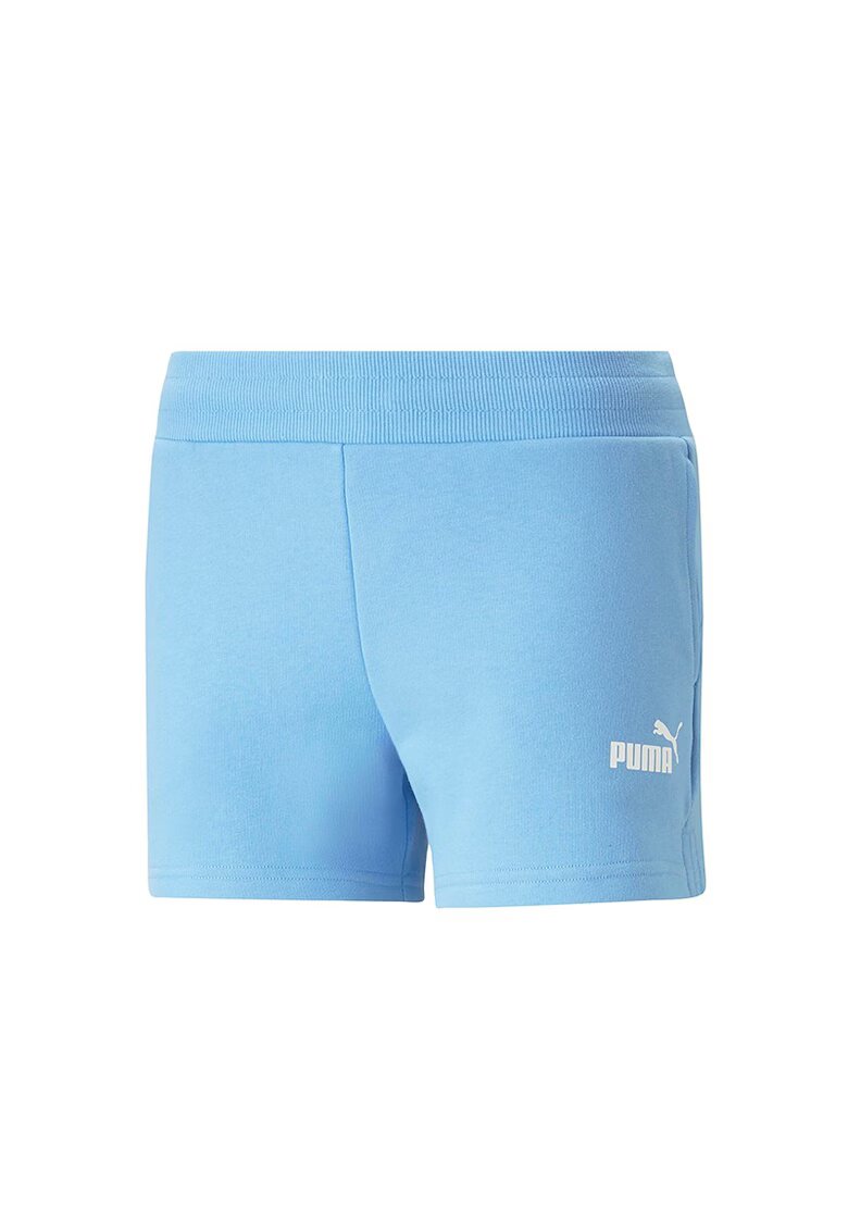 Puma Pantaloni scurti de trening cu talie medie ESS - Albastru