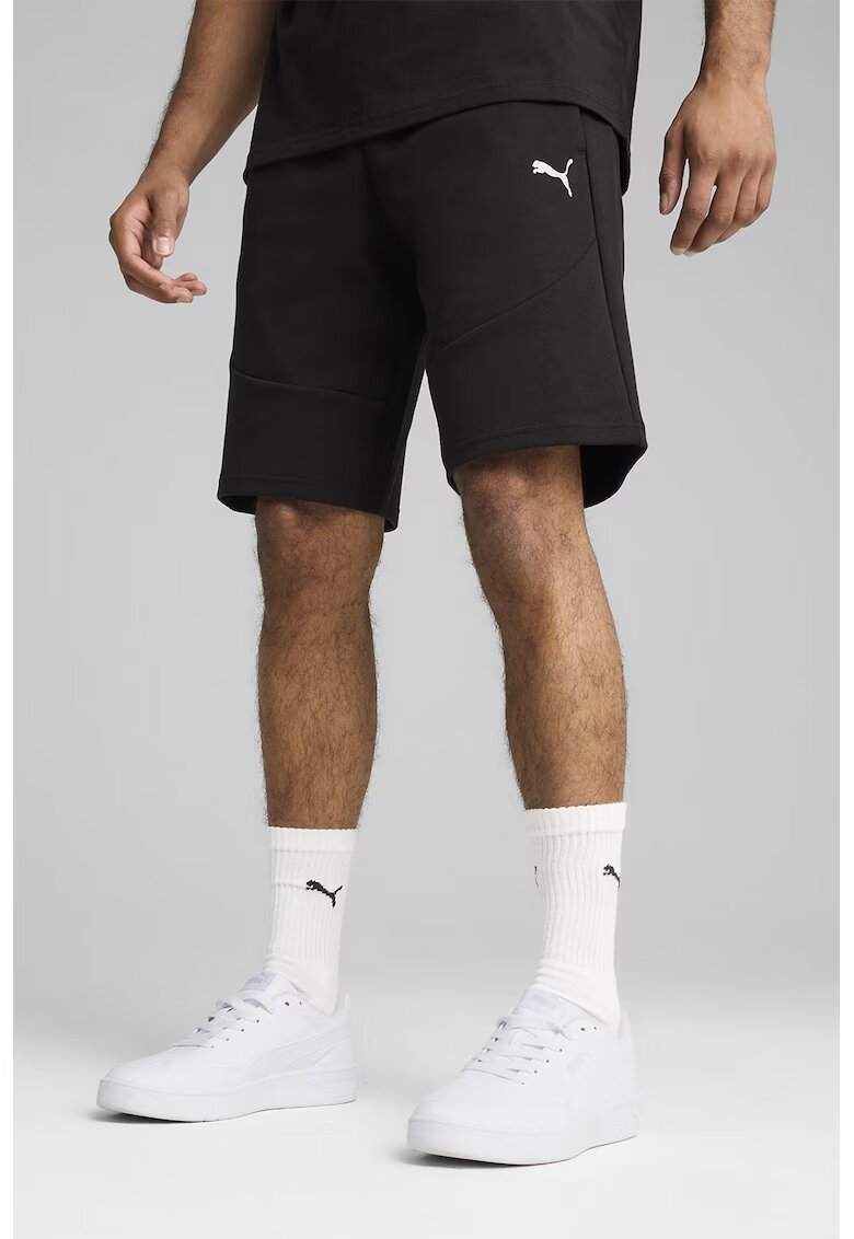 Puma Pantaloni scurti din amestec de bumbac cu buzunare