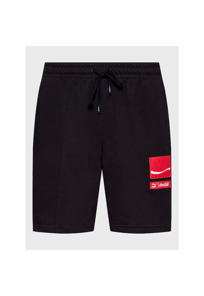 Puma Pantaloni scurti sport barbati - 300909577 - Bumbac - Negru