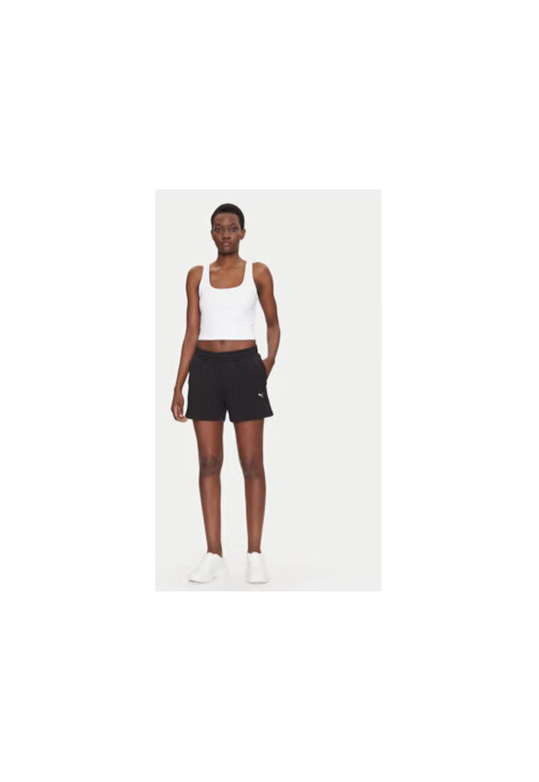Puma Pantaloni scurti sport dama 685020 - Bumbac - XL INTL - Negru