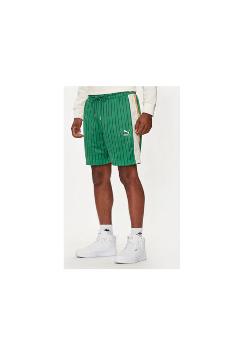 Puma Pantaloni sport barbati verde - Verde