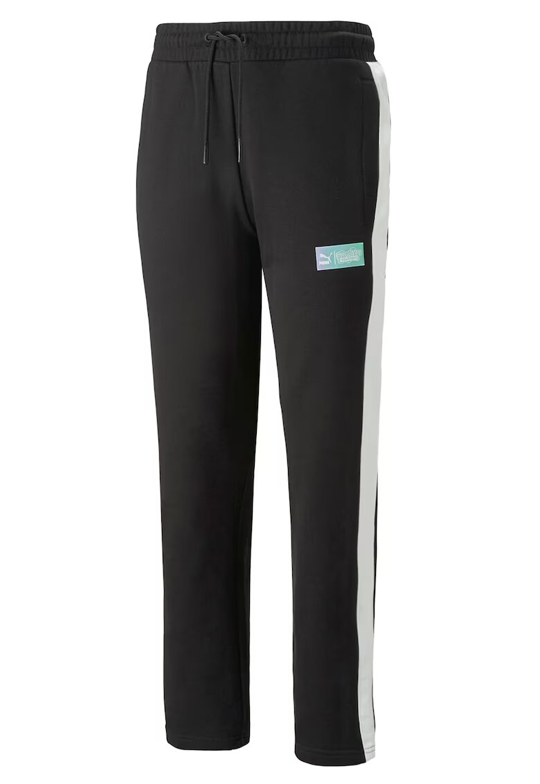 Puma Pantaloni sport cu imprimeu SpongeBop - Negru