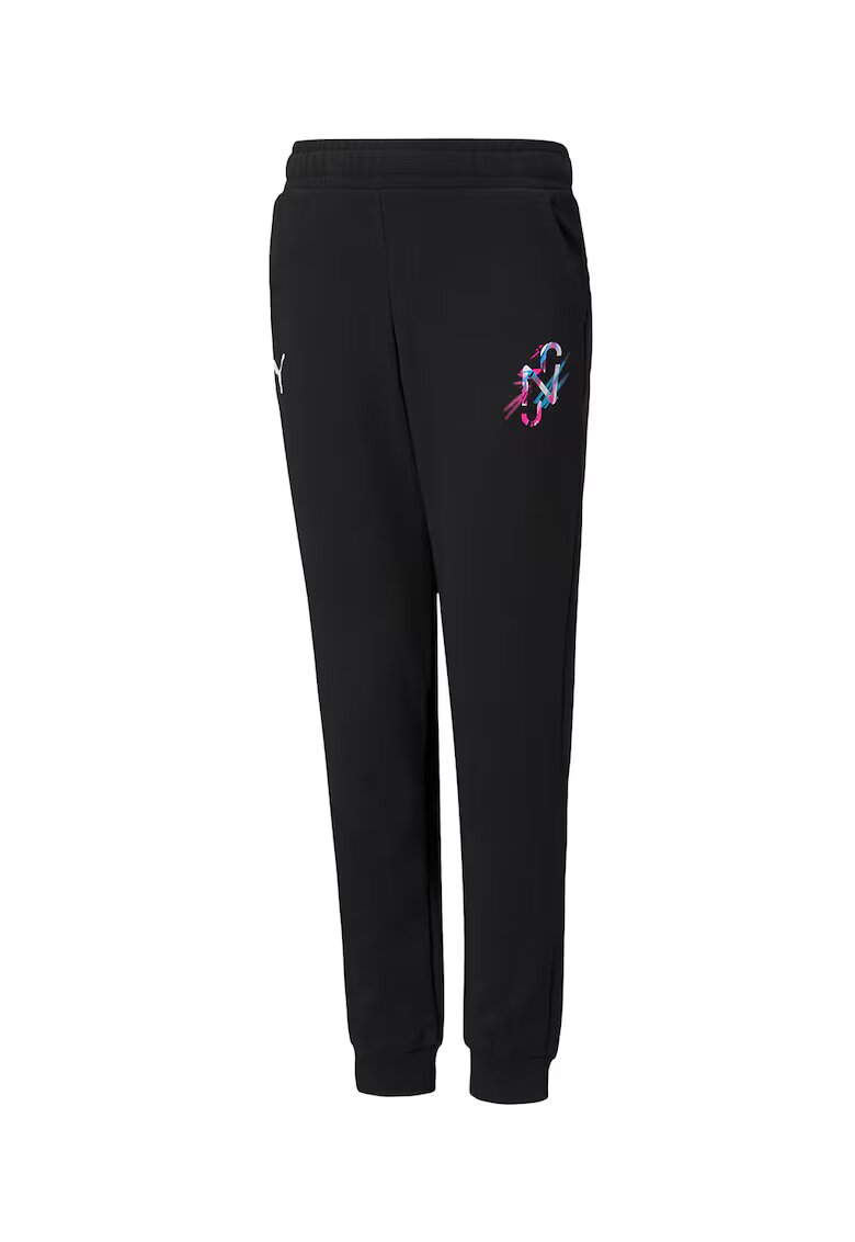 Puma Pantaloni sport cu logo Neymar Creativity - Negru