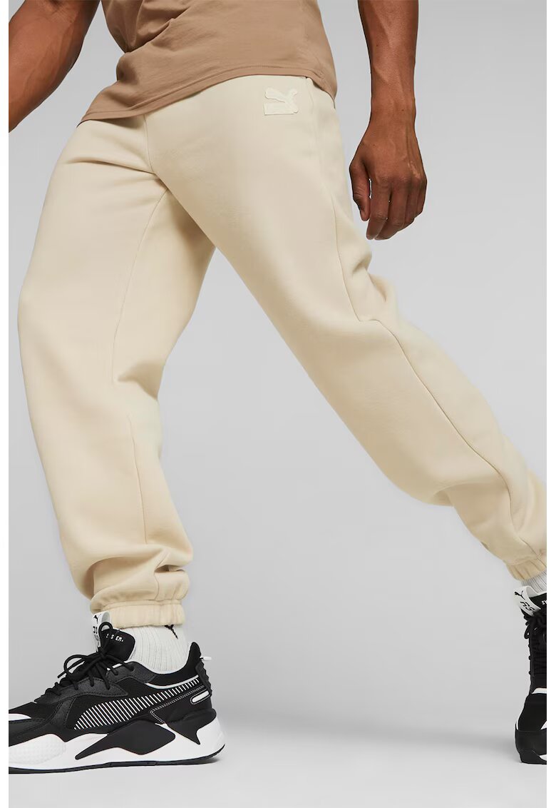 Puma Pantaloni sport din amestec de bumbac Classics - Bej