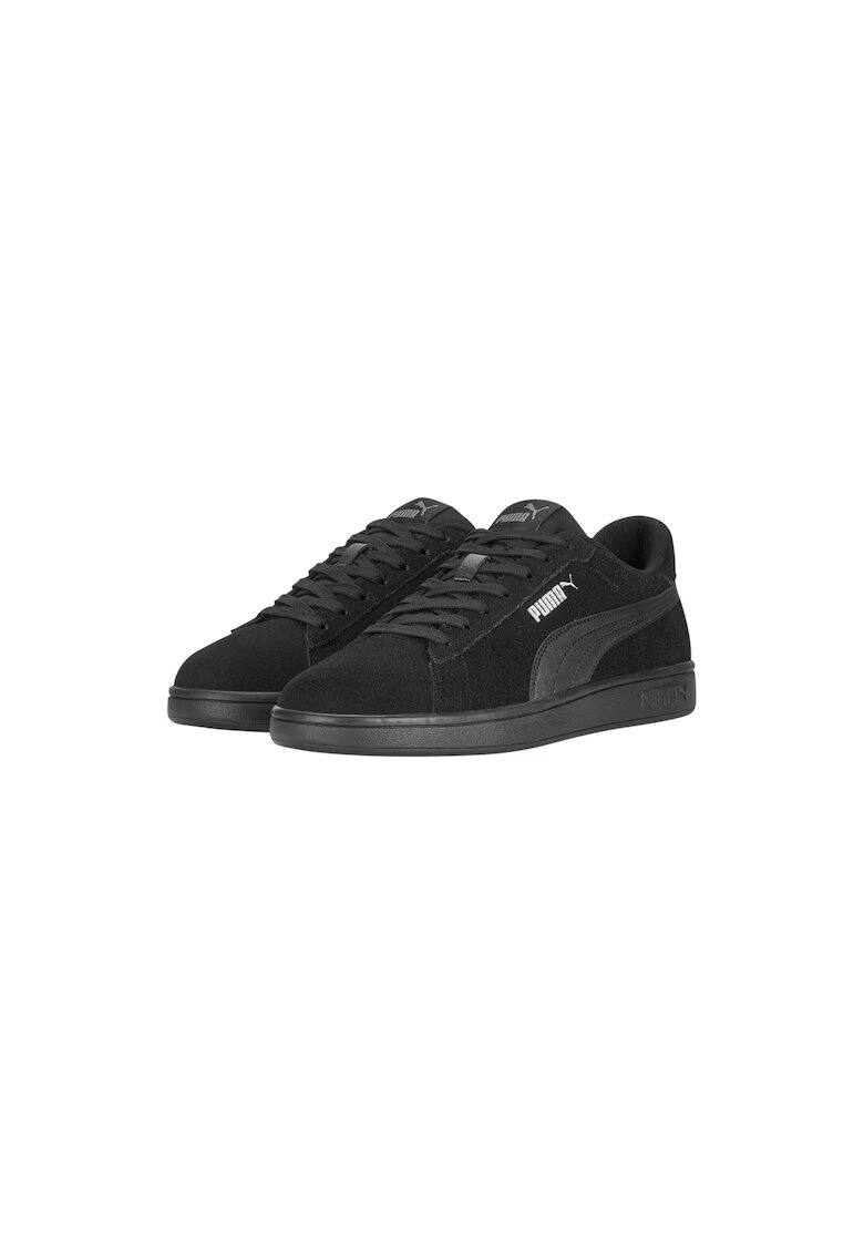 Puma Pantofi barbati - Piele intoarsa/Sintetic - Negru - Negru