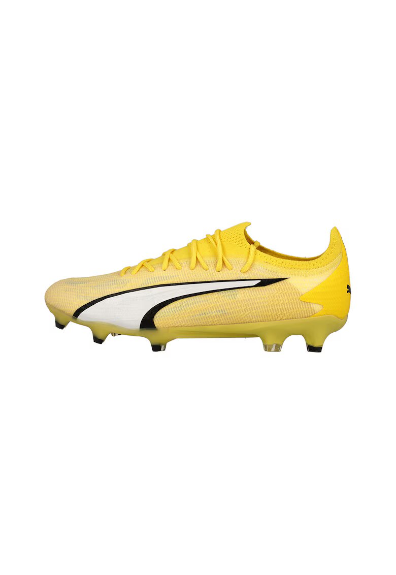 Puma Pantofi cu crampoane pentru fotbal Ultra Ultimate FG/AG - Alb/Galben