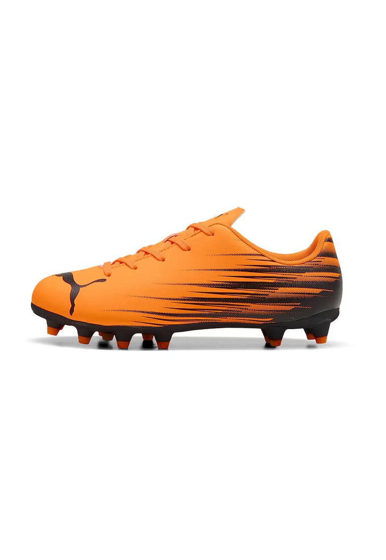 Puma Pantofi cu imprimeu logo - pentru fotbal Attacanto II - Negru/Portocaliu