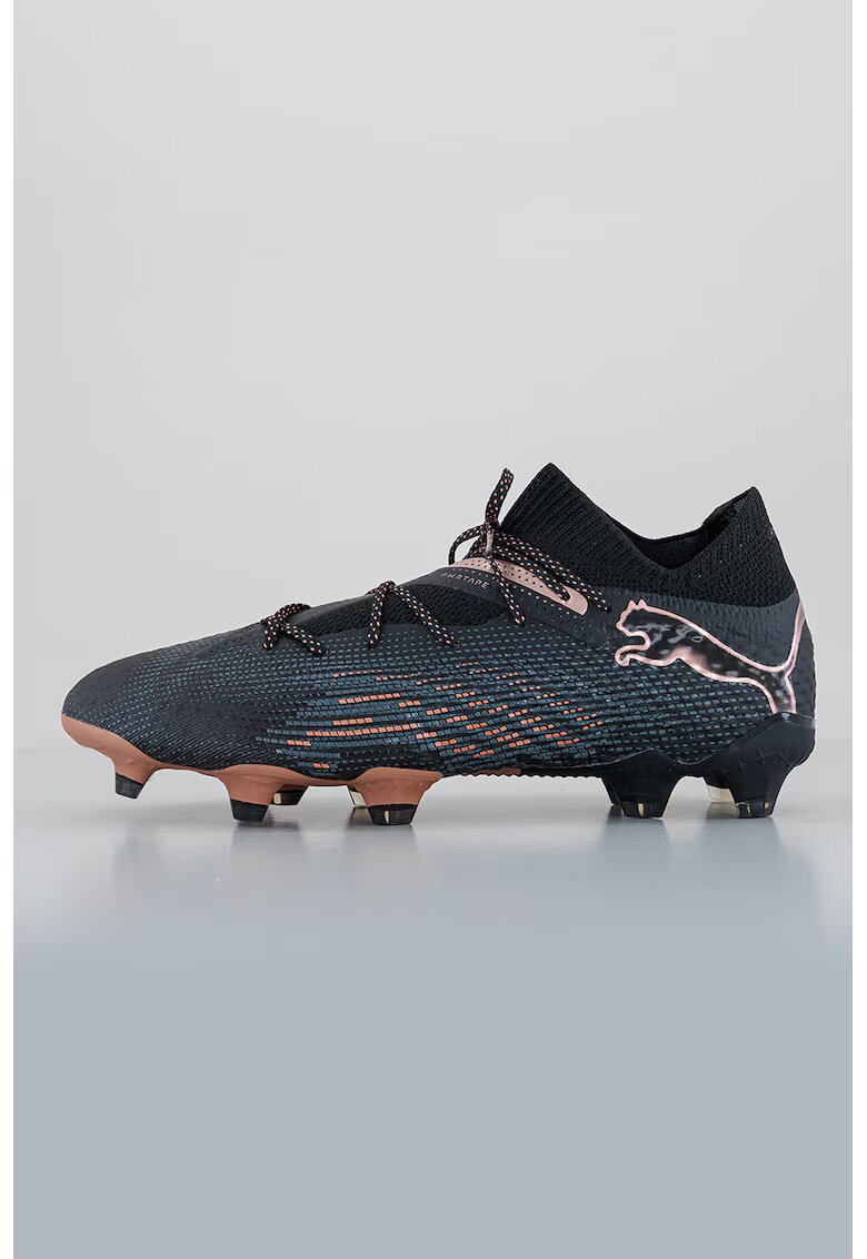 Puma Pantofi cu imprimeu - pentru fotbal Future 7 Ultimate - Negru/Portocaliu