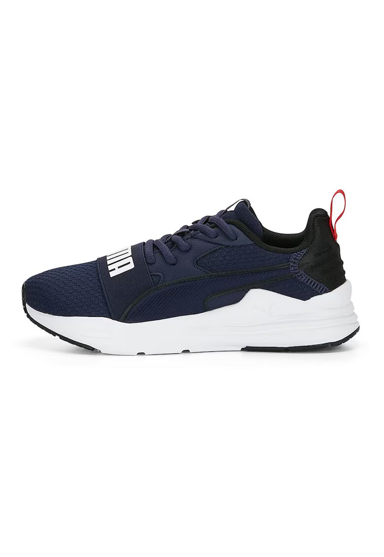 Puma Pantofi cu logo contrastant Wired Run Pure - Bleumarin