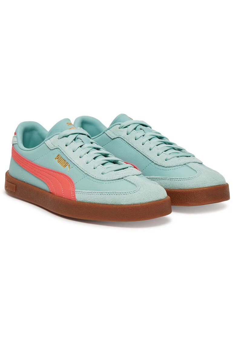 Puma Pantofi Dama - Club Ii Era 397447-24 - Multicolor - Piele Naturala Si dwqfMateriale Sintetice - Talpa Stil Lifestyle - Talpa Din Cauciuc - Albastru azur