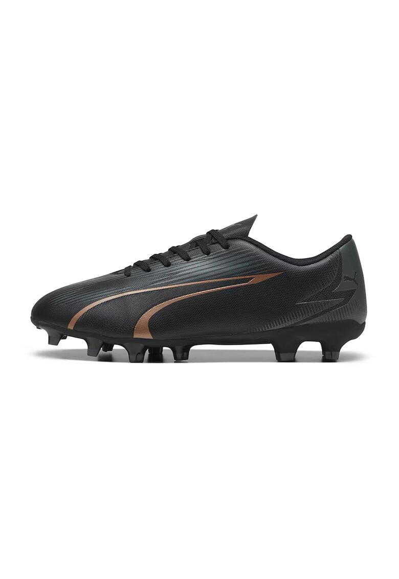 Puma Pantofi de piele ecologica pentru fotbal Ultra Play - Negru/Gri antracit
