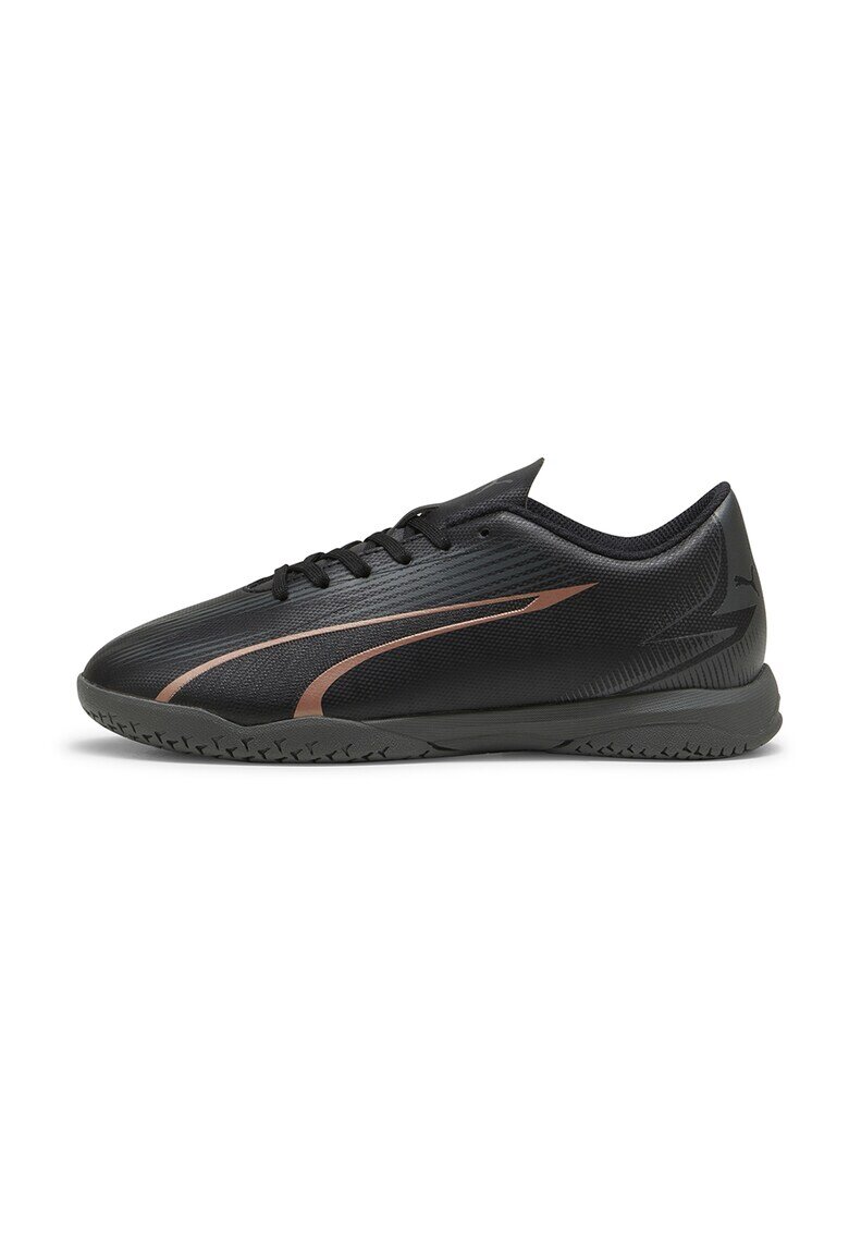 Puma Pantofi de piele ecologica pentru fotbal Ultra Play - Negru/Gri antracit