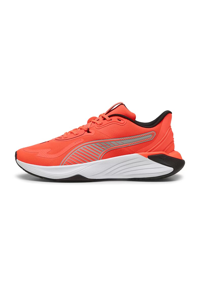 Puma Pantofi din material textil pentru antrenament PWR Hybrid - Negru/Portocaliu mandarina
