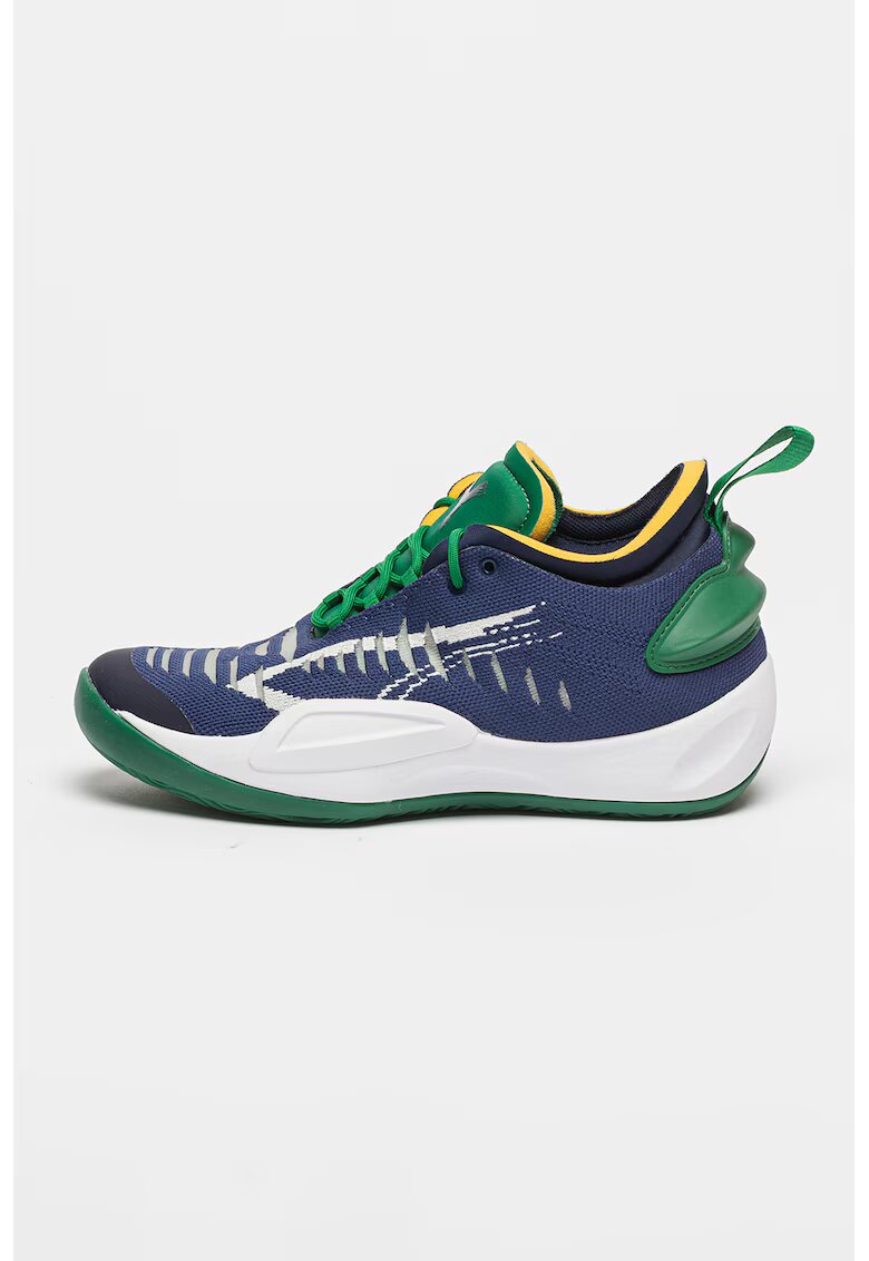 Puma Pantofi mid-high pentru baschet Rise Nitro - Verde/Albastru