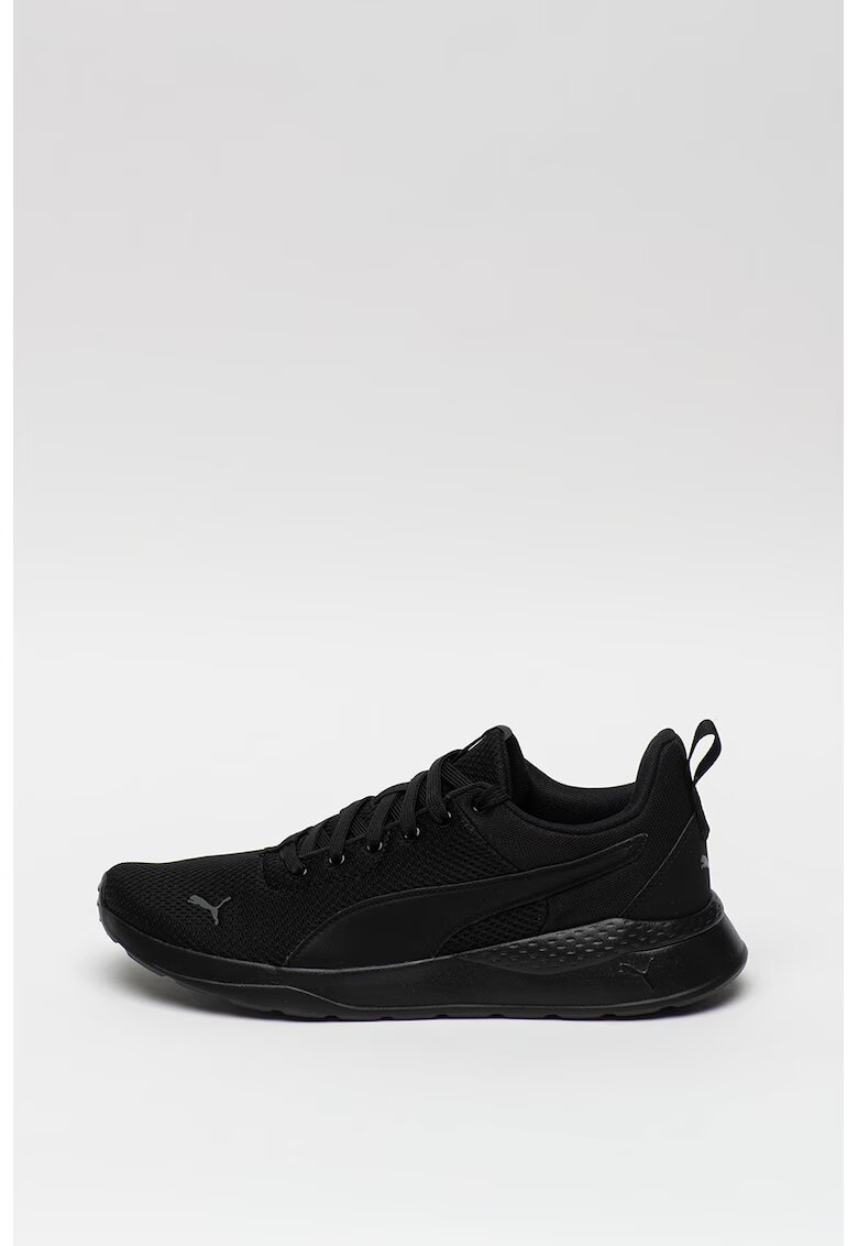 Puma Pantofi sport Anzarun Lite din plasa cu garnituri din piele ecologica - Negru