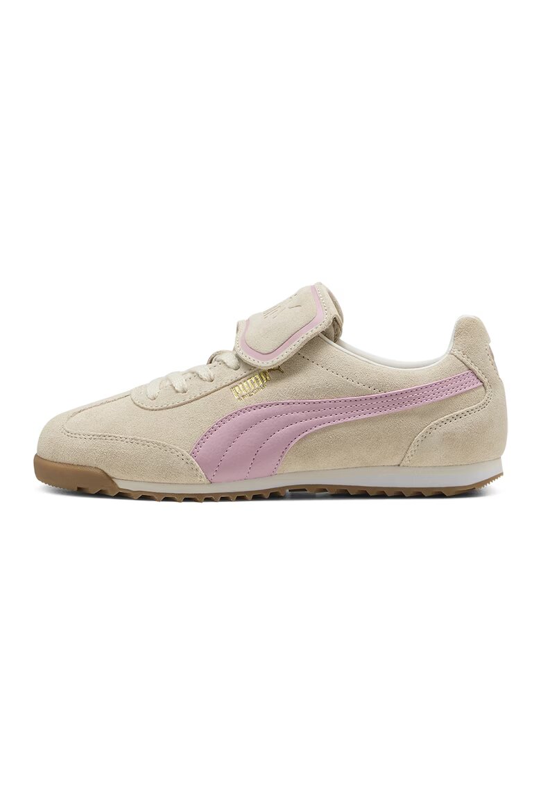 Puma Pantofi sport Arizona Premium de piele intoarsa - Lila/Crem