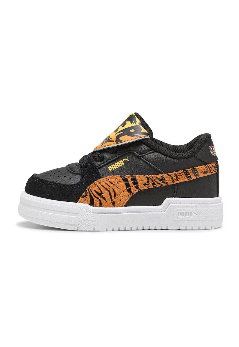 Puma Pantofi sport CA Pro Hot Wheels 2 cu segment frontal perforat - Negru/Portocaliu