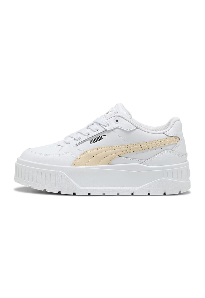 Puma Pantofi sport - Casual - Piele naturala - Bej/Alb optic