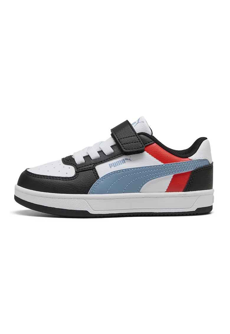 Puma Pantofi sport Caven 2.0 Block cu inchidere velcro - Alb/Negru/Portocaliu
