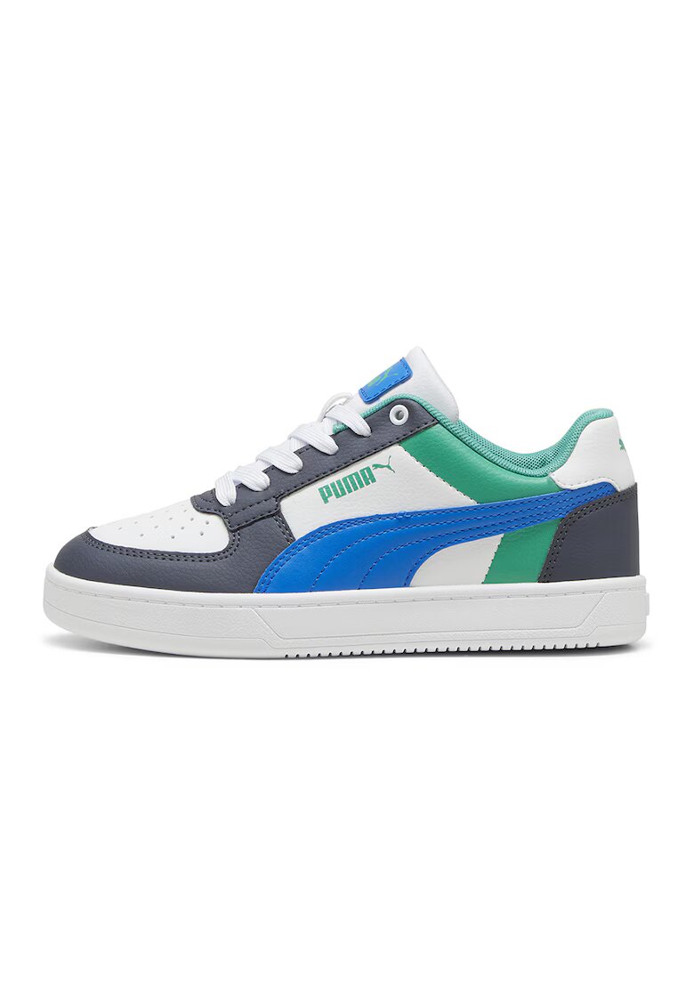 Puma Pantofi sport Caven 2.0 cu model colorblock - Alb/Verde/Albastru royal
