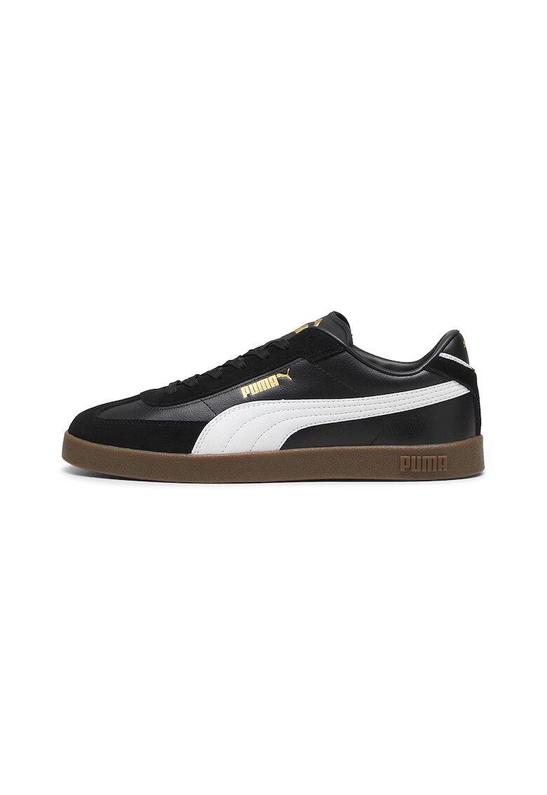 Puma Pantofi sport Club II Era de piele intoarsa si piele ecologica - Alb/Negru