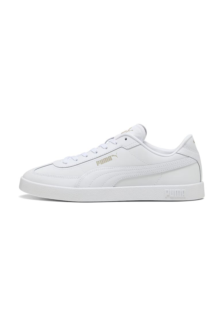 Puma Pantofi sport Club II flatform din piele - Alb murdar