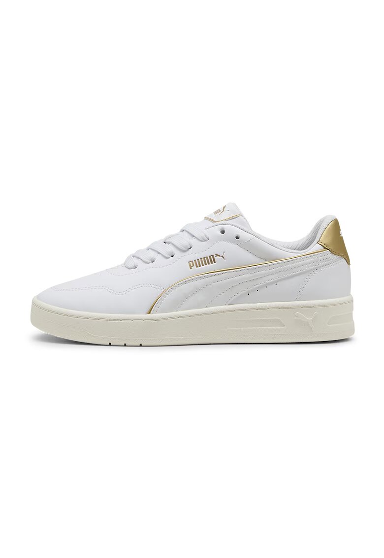 Puma Pantofi sport Court Lally DayINight - Alb/Auriu