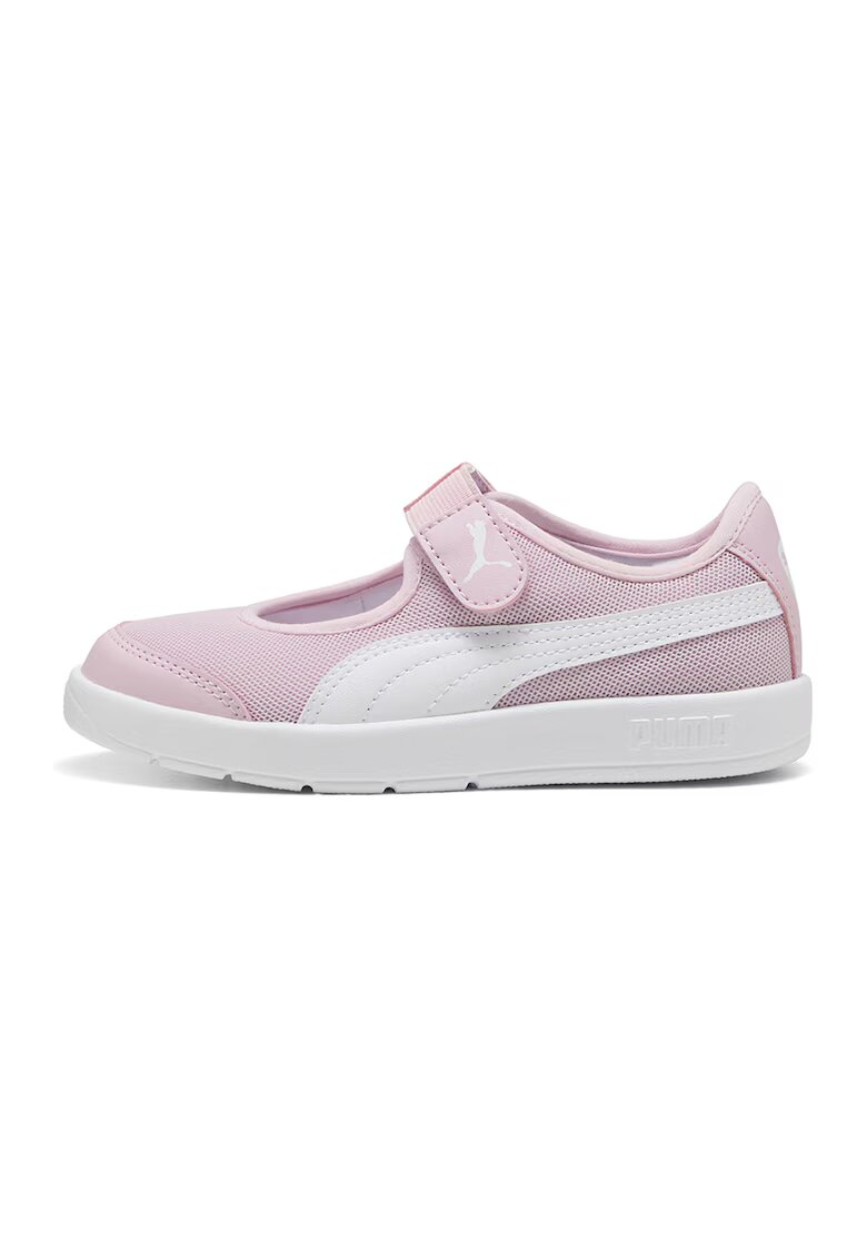 Puma Pantofi sport Courtflex v3 Lina Mary Jane - Alb/Roz deschis