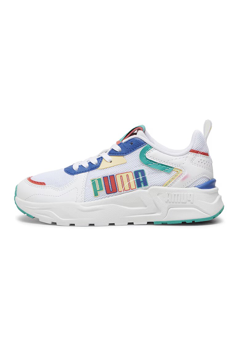 Puma Pantofi sport cu aspect contrastant Trinity Lite Ready - Rosu/Alb/Albastru